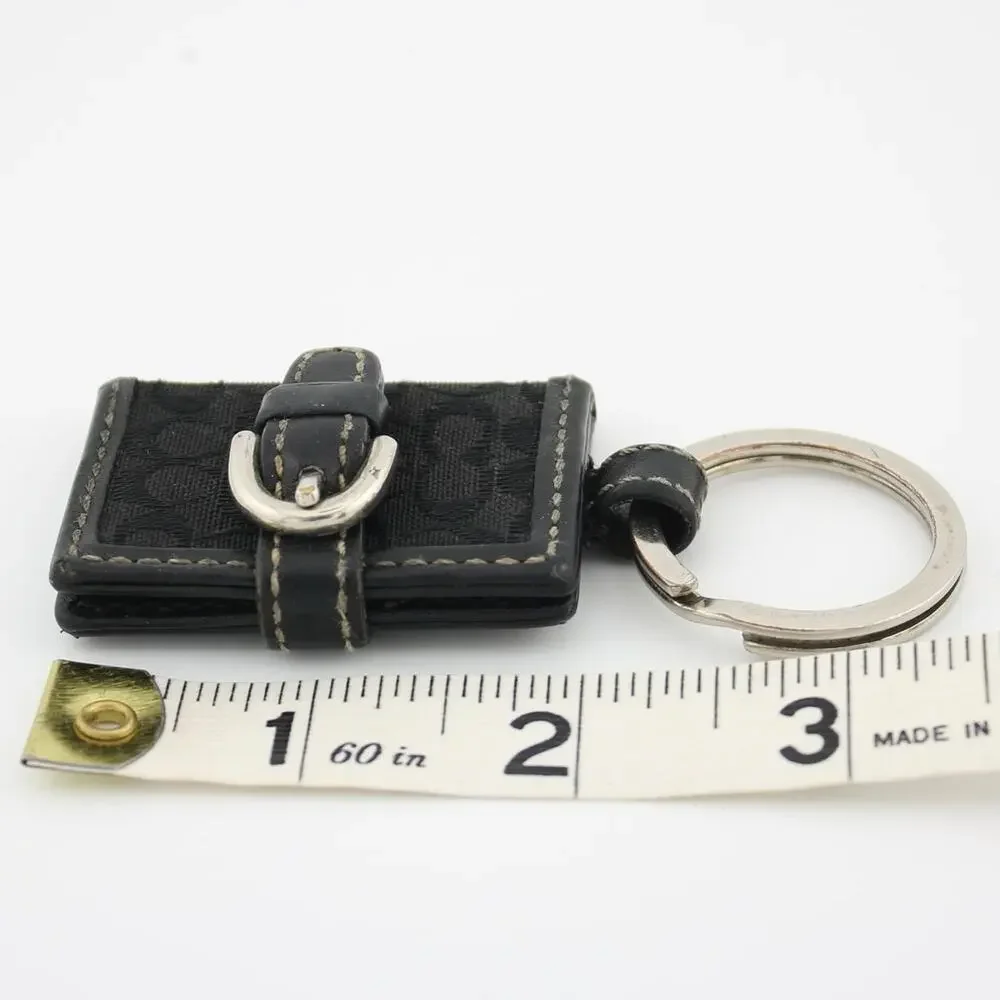 Coach Y2K Signature Mini Photo Frame Keychain Leather Buckle Charm - Picture 8 of 8